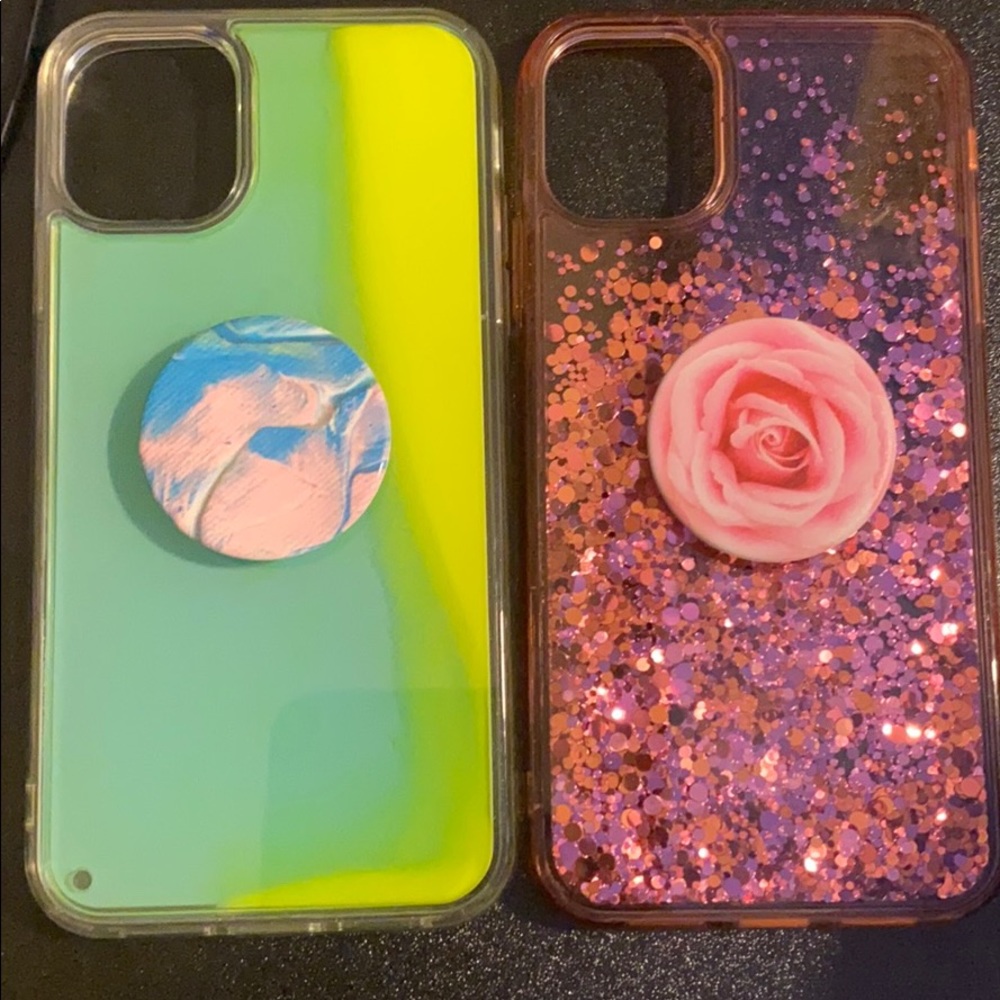 Two iPhone cases